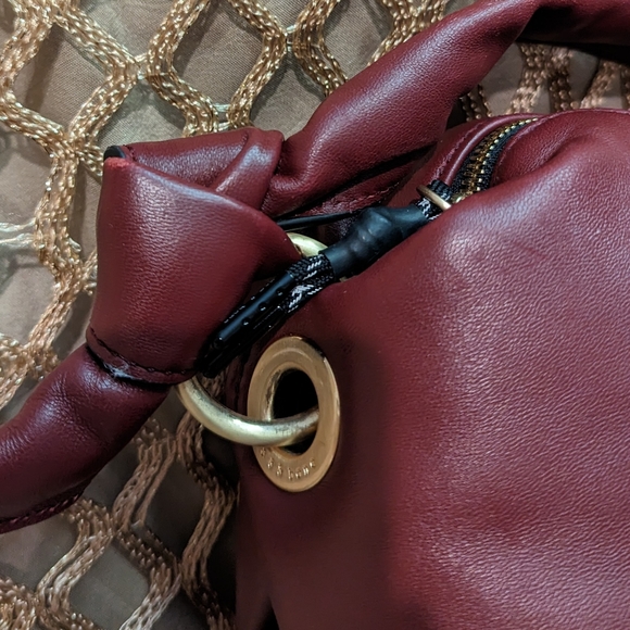 Rag & Bone Reset Handbag Winterberry Nappa Leather Commuter - Picture 4 of 6